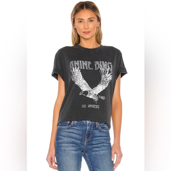 Anine Bing Tops - Anine Bing Lili Tee graphic Size Small